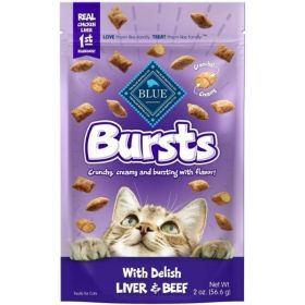 Blue Buffalo Bursts Cat Treats Delish Liver and Beef