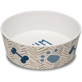 Loving Pets Dolce Moderno Bowl Yum Chevron Design