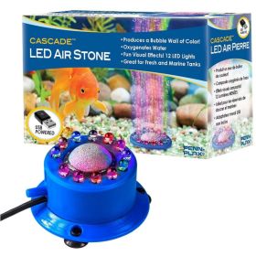 Penn Plax Cascade LED Round Air Stone