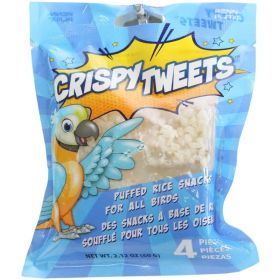 Penn Plax Crispy Tweets Puffed Rice Bird Snack