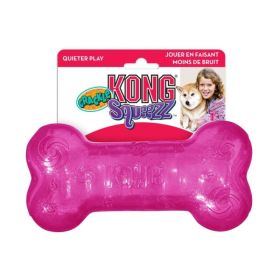 KONG Squeezz Crackle Bone Dog Toy