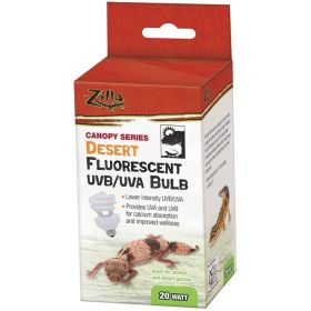 Zilla Canopy Series Desert Fluorescent UVB/UVA Bulb