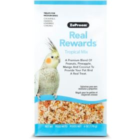 ZuPreem Real Rewards Tropical Mix Treats for Medium Birds