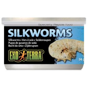 Exo Terra Canned Silkworms Specialty Reptile Food