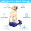 Dog Water Fountain Multifunctional Automatic Pet Water Dispenser Outdoor Step-on Activated Sprinkler for Drinking Shower Fun